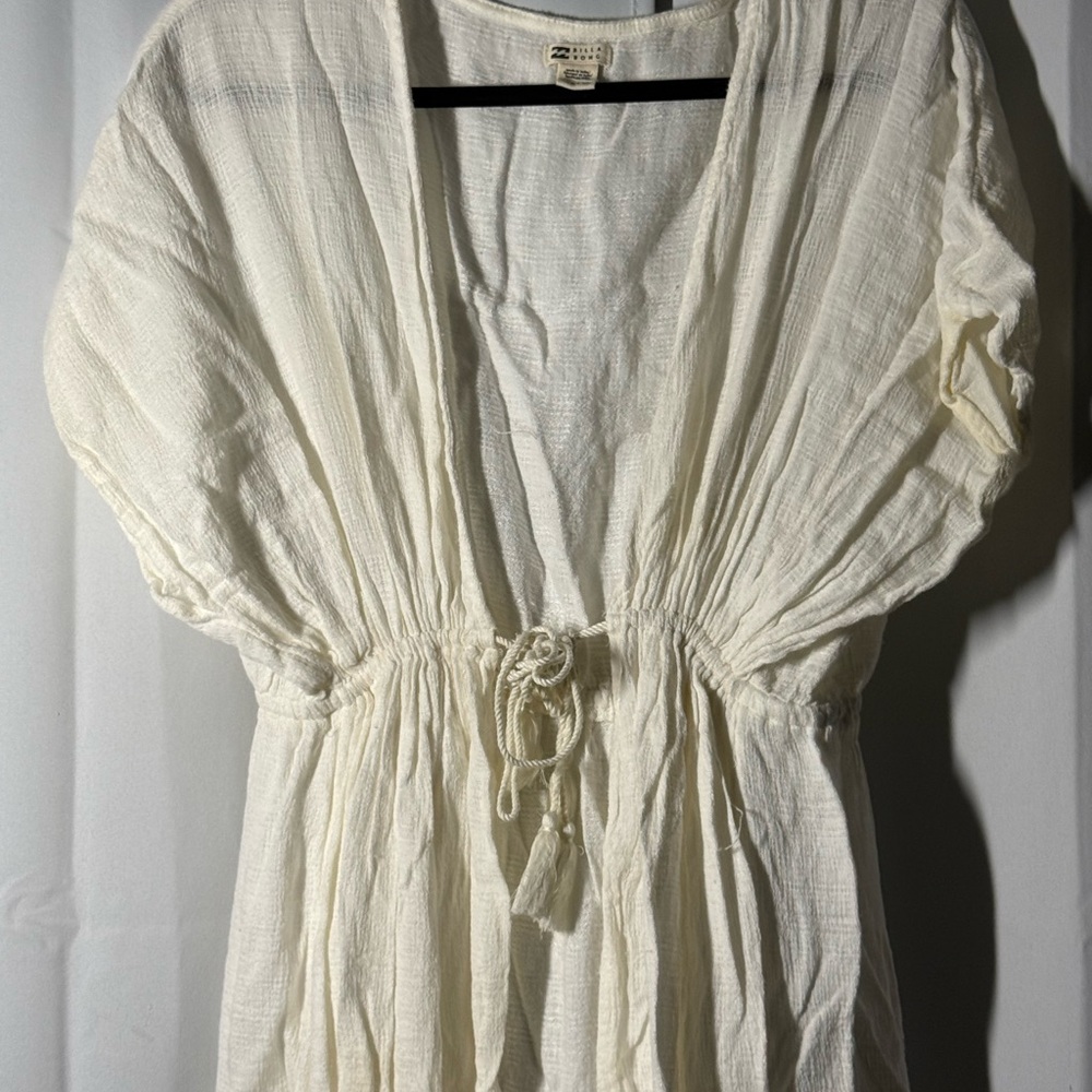 Billabong White Flowing Swim Cover-Up - Picture 4 of 7